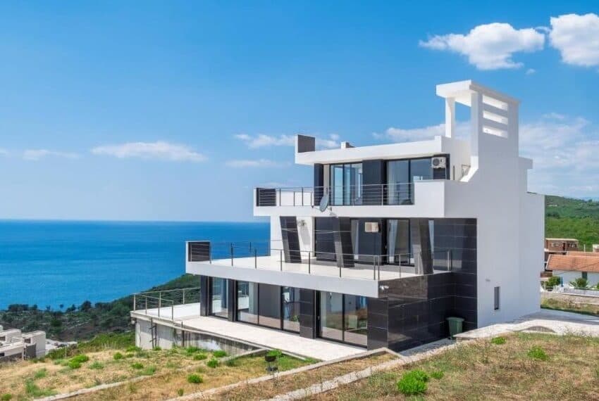 Contemporary villa with excellent sea views, Krimovica, Budva Riviera