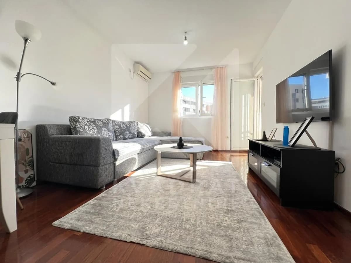 Izdavanje, jednosoban stan, 48m², Stari Aerodrom, Podgorica