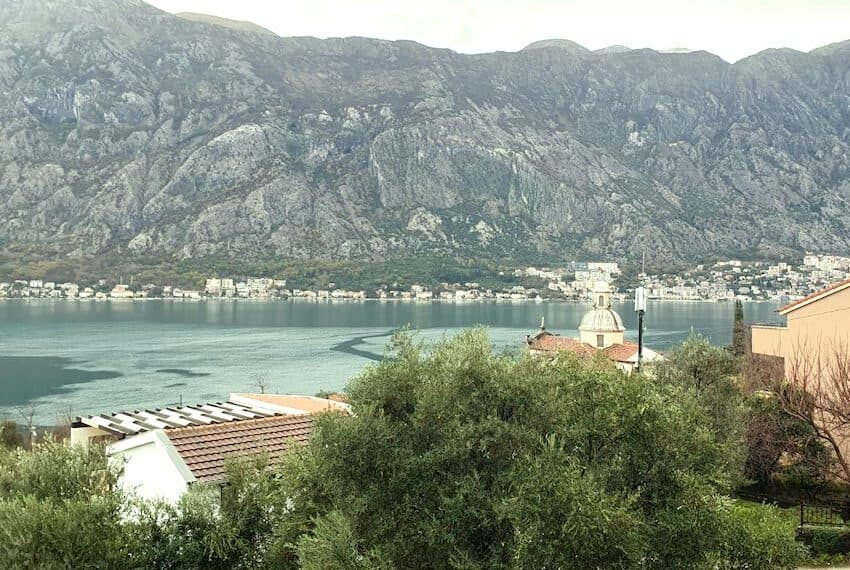 Urbanised land with stunning sea views in Prcanj, Kotor Bay